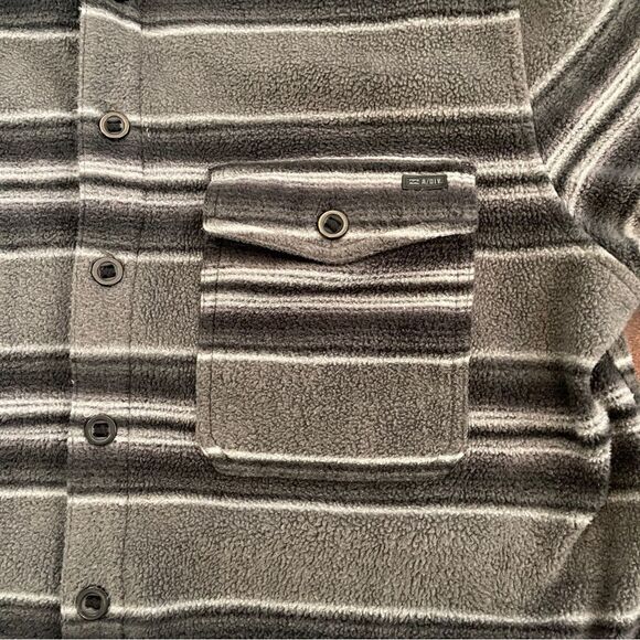 Billabong A/Div. Adventure Division Soft Fleece Button Up Hoodie Men's L Pockets - Picture 5 of 11